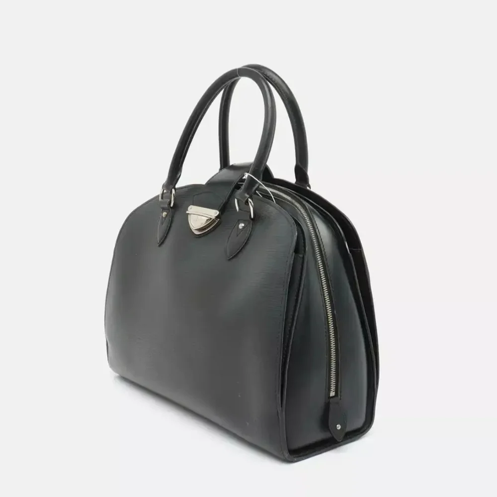 LOUIS VUITTON Black Epi Leather Pont Neuf Handbag